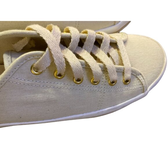 Keds Sneakers Womens 9 Used Cream Gold Shimmer Excellent Used Condition - Picture 5 of 11